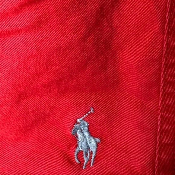 Polo by Ralph Lauren Red Flat Front Shorts - Picture 6 of 7